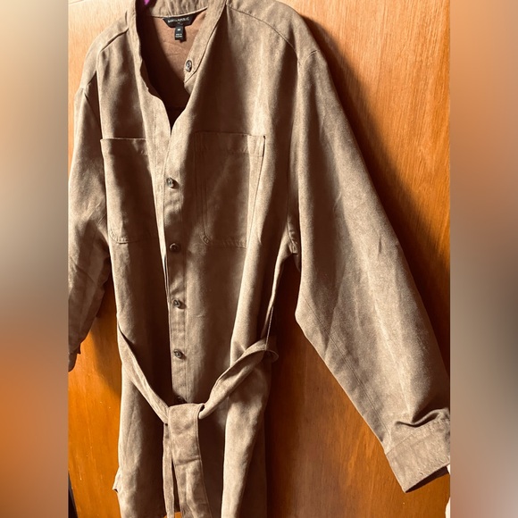 Banana Republic Vegan (Faux) Suede Shirt Dress - Picture 7 of 16